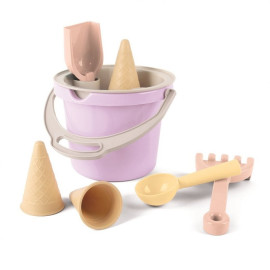 Hračky na písek - zmrzlina - 8ks Pastel Pink 24m+