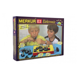 Merkur Toys Stavebnice MERKUR E2 elektronic v krabici 36x27x6cm