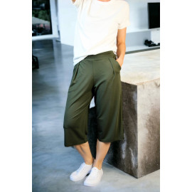 Dámské 3/4 kalhoty Pippa Oriclo Barva: Khaki, Velikost: XL