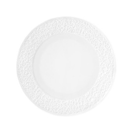 Seltmann Weiden Nori White Uni Dezertní talíř 21 cm úzký dekor