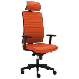 Alba CR Kancelářská židle GAME VIP celočalouněný s nosností až 150kg oranžová Lucky 1001