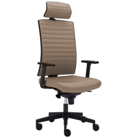 Alba CR Kancelářská židle GAME VIP celočalouněný s nosností až 150kg béžová 1021