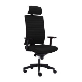 Alba CR Kancelářská židle GAME VIP celočalouněný s nosností až 150kg černá Lucky 1022
