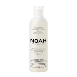 Čistící šampon na vlasy Zelený čaj a bazalka Noah 250ml