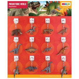 Mojo Displej 36 ks přívěšků na klíče - Prehistorická zvířata