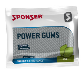 SPONSER POWER GUMS 10 ks - Energetičtí gumídci Příchuť: SOUR-Kyselý zázvor