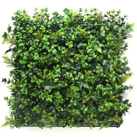 Europe Grass Umělý rostlinný panel MIX VERT 50 x 50 cm - Panel 50x50