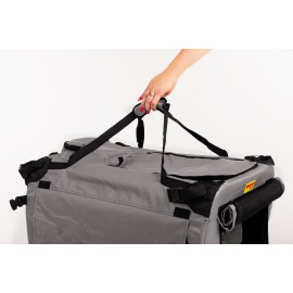 Potah na transportní box COOL PET Plus šedá barva 4XL 122x79x91cm