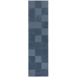 Flair Rugs koberce Běhoun Moderno Checkerboard Blue - 60x230 cm