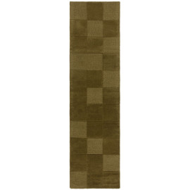 Flair Rugs koberce Běhoun Moderno Checkerboard Green - 60x230 cm