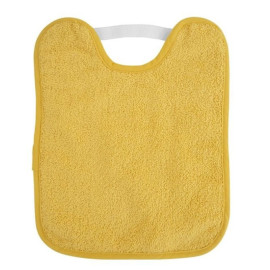 Nepropustný froté bryndák Mustard