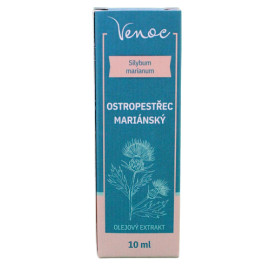 Ostropestřec mariánský - Olejový extrakt bezalkoholová tinktura Venoc 10ml