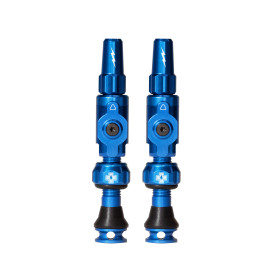 MUC-OFF BIG BORE LITE TUBELESS VALVES - Inovativní bezdušové ventilky (Presta) Barva: Modrá, Délka: 30 mm