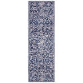 Nouristan - Hanse Home koberce Běhoun Cairo 105584 Alexandria Blue – na ven i na doma - 80x200 cm