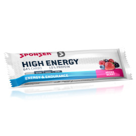 SPONSER HIGH ENERGY BAR 45 g - Profi energetická tyčinka Příchuť: Berry