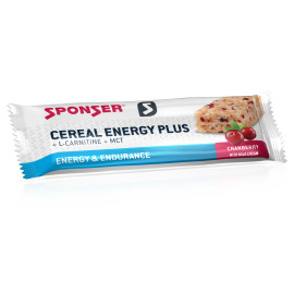 SPONSER CEREAL ENERGY PLUS BAR Cranberry 40 g - Brusinková cereální tyčinka