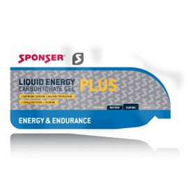 SPONSER LIQUID ENERGY PLUS - Energetický gel s kofeinem Příchuť: Neutral, Váha: 35 g
