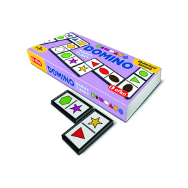 Domino Barvy a tvary - dětská hra pro nejmenší