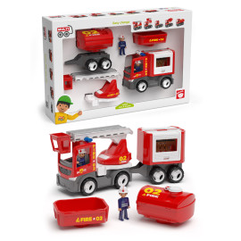 MultiGO Fire set - figurky Igráčků hasičů s auty