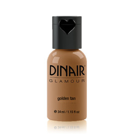 Dinair Airbrush Make-up GLAMOUR natural Barva: golden tan, Velikost: 34 ml
