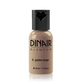 Dinair Airbrush Make-up GLAMOUR natural Barva: lt. golden beige, Velikost: 34 ml