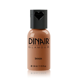 Dinair Airbrush Make-up GLAMOUR natural Barva: bronze, Velikost: 34 ml