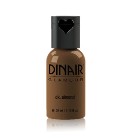 Dinair Airbrush Make-up GLAMOUR natural Barva: dk. almond, Velikost: 34 ml