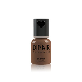 Dinair Airbrush Make-up GLAMOUR natural Barva: dk. brown, Velikost: 8 ml