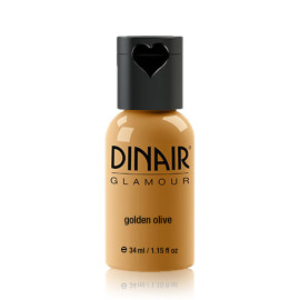 Dinair Airbrush Make-up GLAMOUR natural Barva: golden olive, Velikost: 34 ml