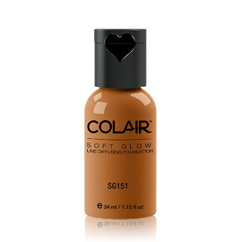 Dinair Airbrush Make-up SOFT GLOW pudrový Barva: SG151 dk. olive, Velikost: 34 ml
