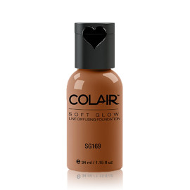Dinair Airbrush Make-up SOFT GLOW pudrový Barva: SG169 medium brown, Velikost: 34 ml