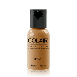 Dinair Airbrush Make-up SOFT GLOW pudrový Barva: SG142 tawny, Velikost: 34 ml