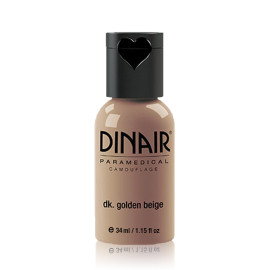 Dinair Airbrush Make-up CAMOUFLAGE paramedical Barva: dk. golden beige, Velikost: 34 ml