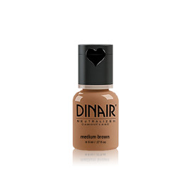 Dinair Airbrush Make-up CAMOUFLAGE paramedical Barva: medium brown, Velikost: 8 ml