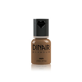 Dinair Airbrush Eyeshadow GLAMOUR Matte - Oční stíny matné Odstín: sepia