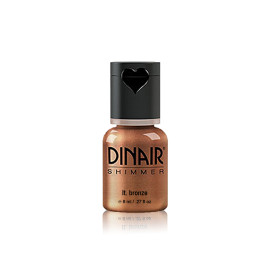 Dinair Airbrush Eyeshadow SHIMMER - Oční stíny třpytivé Odstín: light bronze
