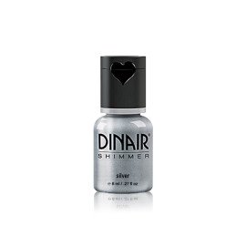 Dinair Airbrush Eyeshadow SHIMMER - Oční stíny třpytivé Odstín: silver