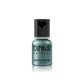 Dinair Airbrush Eyeshadow SHIMMER - Oční stíny třpytivé Odstín: sparkling turquoise