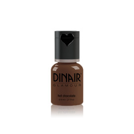 Dinair Airbrush Eyebrows GLAMOUR - Barva na obočí Odstín: hot chocolate