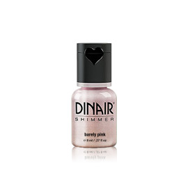 Dinair Airbrush Highlighter SHIMMER - Rozjasňovač Odstín: barely pink