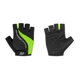 Cyklistické rukavice WISTA pánské černá/zelená XL