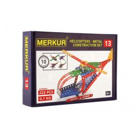 Merkur Toys Stavebnice MERKUR 013 Vrtulník 10 modelů  26x18x5cm