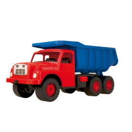 Dino Auto Tatra 148 plast 73cm v krabici - červená kabina modrá korba