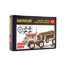 Merkur Toys Stavebnice MERKUR 017 Kamion 10 modelů  26x18x5cm