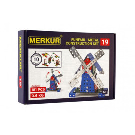 Merkur Toys Stavebnice MERKUR 019 Mlýn 10 modelů  26x18x5cm