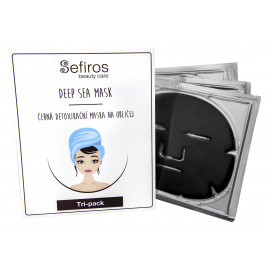 Černá detoxikační maska na obličej (Deep Sea Mask) 3 ks