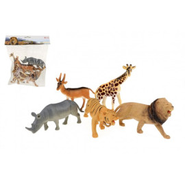 Teddies Zvířata safari plast 11-15cm