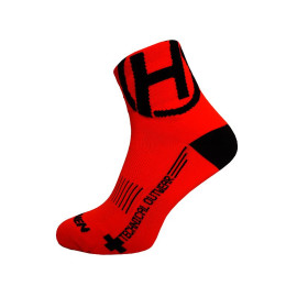 Ponožky HAVEN LITE Silver NEO red/black 2 páry vel. 1-3 (34-36) 2 páry