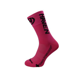 Ponožky HAVEN LITE Silver NEO LONG pink/black 2 páry vel. 4-5 (37-39) 2 páry