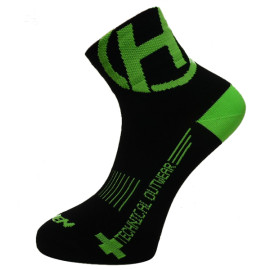 Ponožky HAVEN LITE Silver NEO black/green 2 páry vel. 1-3 (34-36) 2 páry